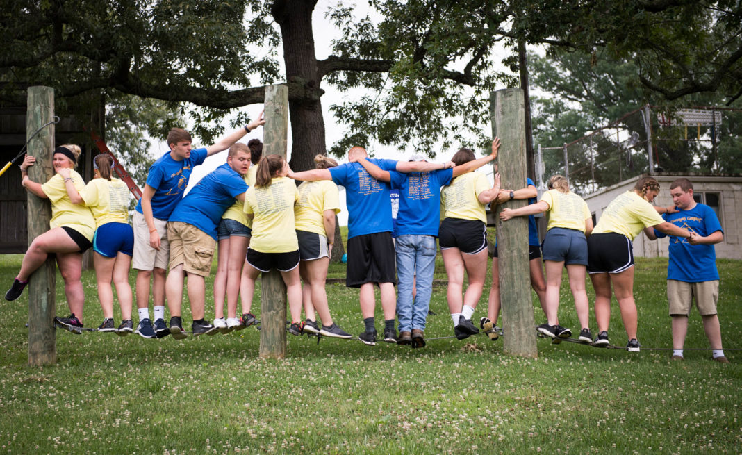 Building leadership at FFA summer camp Kentucky Teacher