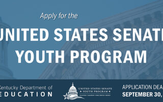 Apply for the United States Senate Youth Program. Deadline is September 30, 2024