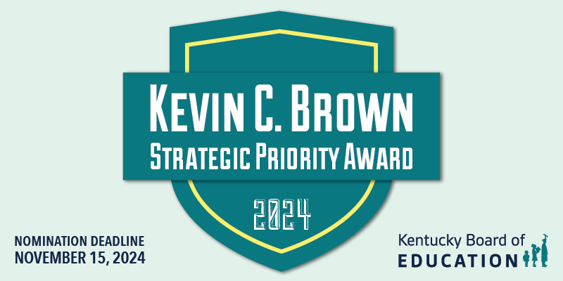 Kevin C. Brown Strategic Priority Award nomination deadline is Nov. 15