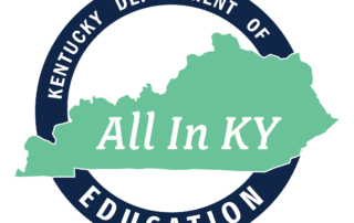 Graphic reading Kentucky Department of Education, All In KY